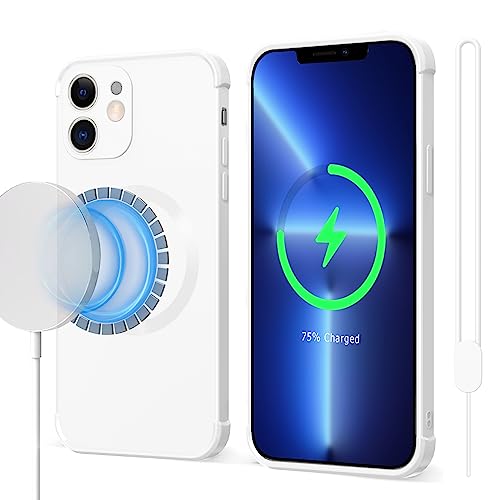 iPhone 11 Hülle Silikon Case, SupVict Hanyhülle iPhone 11 Case Kompatibel mit Magsafe Magnetisch Weich TPU Silikon Ultra Dünn Kratzfest Rundumschutz Schutz Hülle iPhone 11 6.1'' Weiß iPhone 11 Hülle Silikon Case, SupVict Hanyhülle iPhone 11 Case Kompatibel mit Magsafe Magnetisch Weich TPU Silikon Ultra Dünn Kratzfest Rundumschutz Schutz Hülle iPhone 11 6.1'' Weiß von SupVict