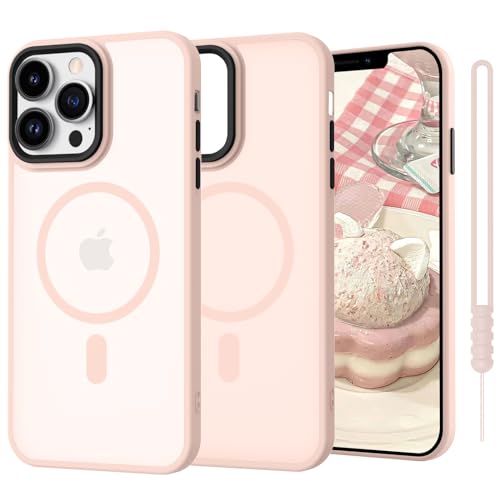 SupVict iPhone 12/12 Pro Hülle Magnetisch, Hanyhülle mit MagSafe Matte Clear Leicht Dünn Rutschfest Anti-Gelb Kratzfest Schutz Stoßfeste Schlank Rosa SupVict iPhone 12/12 Pro Hülle Magnetisch, Hanyhülle mit MagSafe Matte Clear Leicht Dünn Rutschfest Anti-Gelb Kratzfest Schutz Stoßfeste Schlank Rosa von SupVict