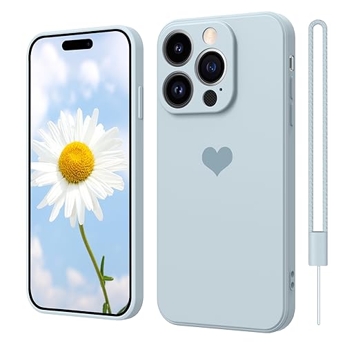 SupVict iPhone 15 Pro Max Hülle Silikon Case mit Herz, Stoßfest Schutz Hülle für iPhone 15 Pro Max 6.7'' Hell Blau SupVict iPhone 15 Pro Max Hülle Silikon Case mit Herz, Stoßfest Schutz Hülle für iPhone 15 Pro Max 6.7'' Hell Blau von SupVict