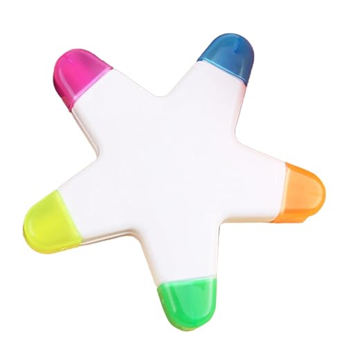 Bunte Textmarker, lustige Textmarker | Sternförmige fluoreszierende Marker - Stilvolle fluoreszierende Marker, kreative Stiftmarker zum Hervorheben und Unterstreichen Bunte Textmarker, lustige Textmarker | Sternförmige fluoreszierende Marker - Stilvolle fluoreszierende Marker, kreative Stiftmarker zum Hervorheben und Unterstreichen von Supatmul