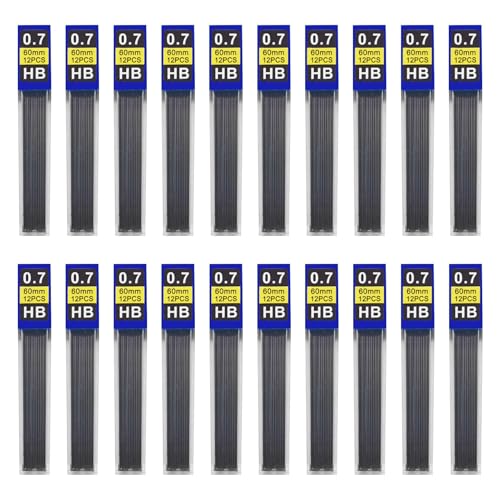 Supecesorio Bleistiftminen 0,7 mm, 240 Stück Bruchsichere Minenersatz, Hochwertige Harzmine, Bruchfeste Minen für Druckbleistifte, für Druckbleistifte Schreiben,Zeichnen,Hausaufgaben Supecesorio Bleistiftminen 0,7 mm, 240 Stück Bruchsichere Minenersatz, Hochwertige Harzmine, Bruchfeste Minen für Druckbleistifte, für Druckbleistifte Schreiben,Zeichnen,Hausaufgaben von Supecesorio