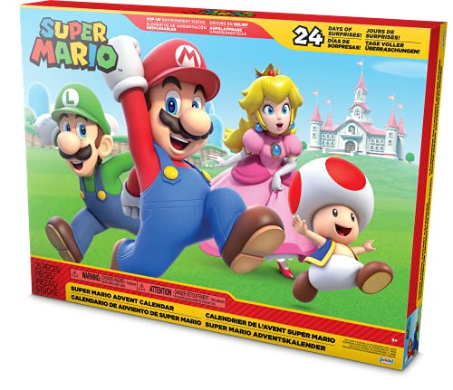 Nintendo Adventskalender Super Mario & Co. mit goldenen Mario & Bullet Bill, 12032, Mehrfarbig von Super Mario