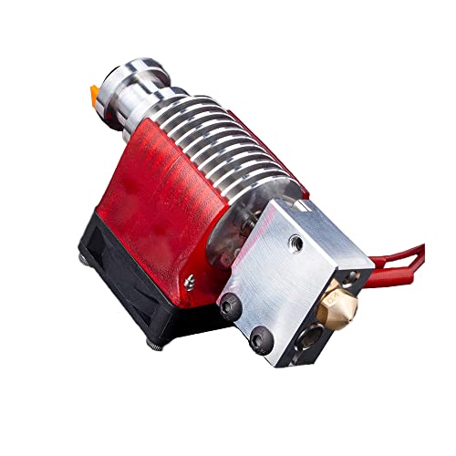 Super Print V6 Volcano Hotend 12V Kit, Remote Bowen Print J-head Hotend,Titanium Alloy HeatBreak, Cooling Fan Bracket, for V6 Volcano Hotend,Titan,Dual Driver Extruder. (12V Brass Nozzle Kit) von Super Print