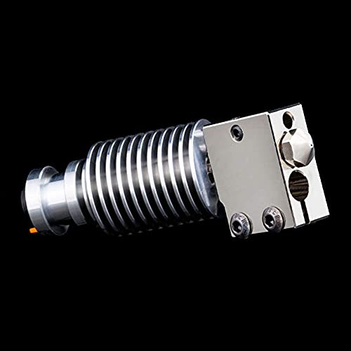 Super Print V6 Volcano Hotend DIY All Metal,Plated Copper Nozzle Heater Block Titanium Alloy HeatBreak for Prusa I3 MK3 MK3S MK2/ I3 Mega/S/X Series 3D Printer.(Plated Copper Nozzle Kit) von ZIZISHU