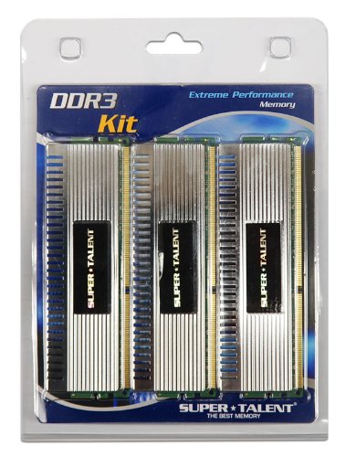 Super Talent Chrome Series Arbeitsspeicher 6GB (1600 MHz, 240-polig, 3X 2GB) DDR3-RAM Kit3 von Super Talent