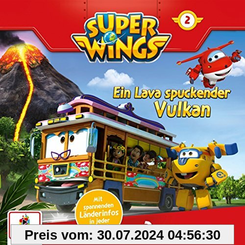 002/Ein Lava Spuckender Vulkan von Super Wings