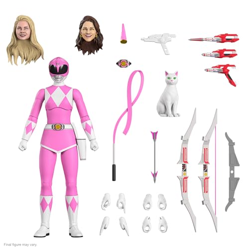 Mighty Morphin Power Rangers Figurine Ultimates Pink Ranger 18 cm von Super7