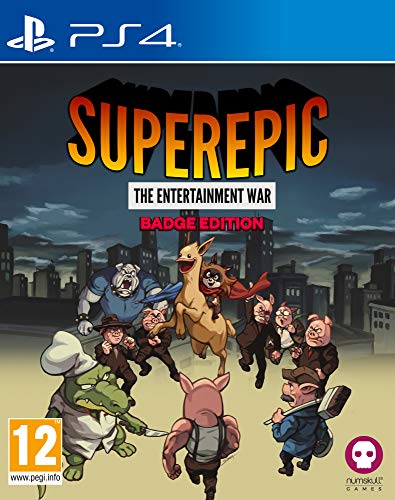 SuperEpic: The Entertainment War Badge Edition (PS4) von Numskull Games