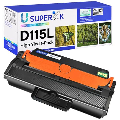 superink Toner Kartusche kompatibel für Samsung D115L (mltd-115l) schwarz hohe Ergiebigkeit sl-m2880fw sl-m2870fw Laser Drucker 1 PK von SuperInk