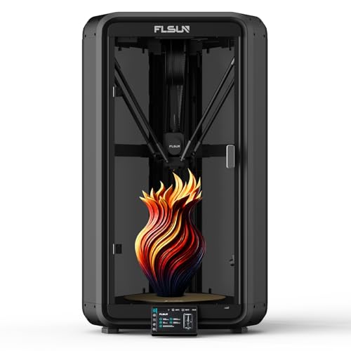 FLSUN 3D Drucker, 1000 mm/s Ultraschneller Druck, Dual Gear Direktextruder, Vollautomatische Nivellierung, Intelligente KI-Überwachung (T1) von SuperRacer
