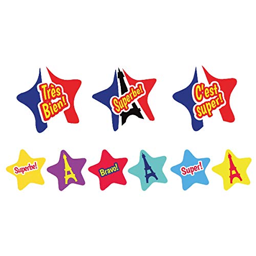 Aufkleber mit französischen Sternen – Bumper Pack (1160 Aufkleber) von SuperStickers