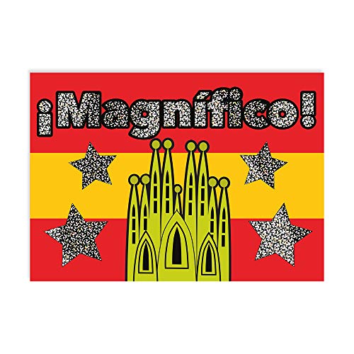 Postkarte: Magnifico - Spanish Sparkling von SuperStickers