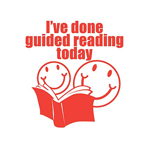 Stempel "I've Done Guided Reading Today", Rot von SuperStickers