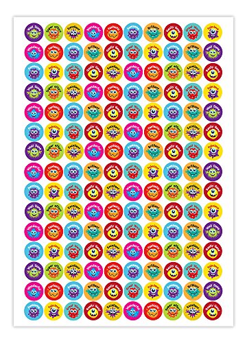 SuperStickers Belohnungsaufkleber "Lob Monster", 1500 x 16 mm, DAS12325 von SuperStickers