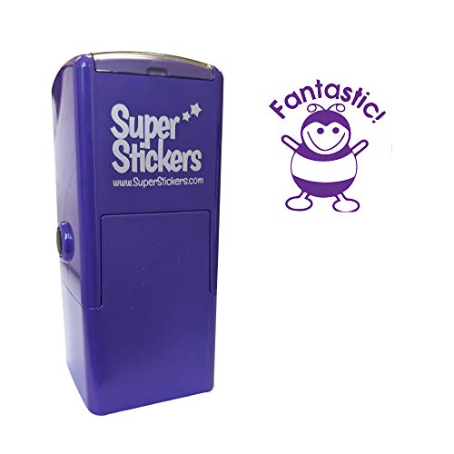 SuperStickers Fantastic Bee DST016V Stempel, vorgefärbt, Violett von SuperStickers