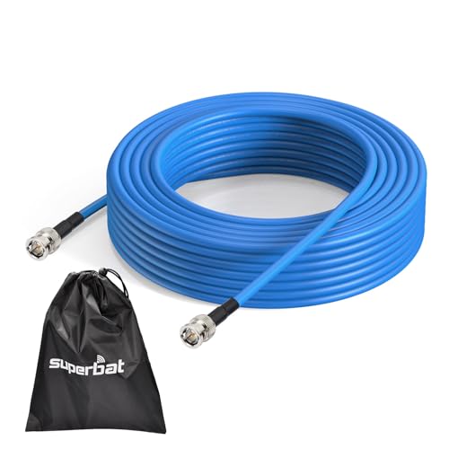 Superbat® SDI Kabel 22m/75ft 3G 6G 12G HD SDI BNC Kabel 75 Ohm (Belden 1694A) SDI Video Kabel Unterstützt HD SDI/3G/6G/12G/4K/8K/1080P, Präzisions Videokabel 1 Stück von Superbat
