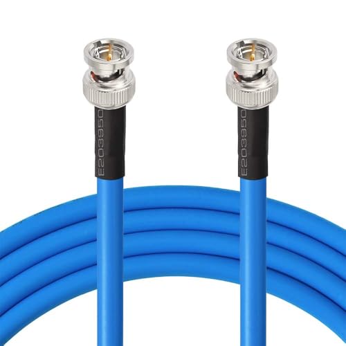 Superbat® SDI Kabel 15m 3G 6G 12G HD SDI BNC Kabel 75 Ohm (Belden 1694A) SDI Video Kabel Unterstützt HD SDI/3G/6G/12G/4K/8K/1080P, Präzisions Videokabel 1 Stück von Superbat