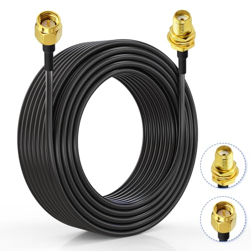 Superbat SMA Verlängerungskabel SMA Antenne Kabel 10M / SMA Stecker auf SMA Buchse Kabel, verlustarmes RG174 Koaxialkabel für 4G LTE, 5G Modem, Router, WLAN Antenne,Ham Radio/GPS/WiFi/SDR Ausrüstung Superbat SMA Verlängerungskabel SMA Antenne Kabel 10M / SMA Stecker auf SMA Buchse Kabel, verlustarmes RG174 Koaxialkabel für 4G LTE, 5G Modem, Router, WLAN Antenne,Ham Radio/GPS/WiFi/SDR Ausrüstung von Superbat