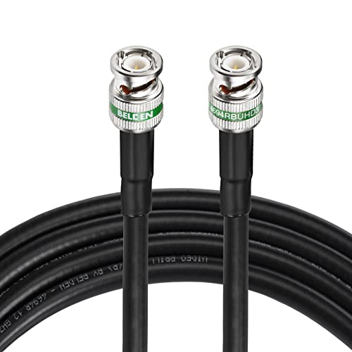 Superbat 3m 12G SDI Kabel, 4K UHD, 6G/12Gbit/s, BNC auf BNC, für Video-Sicherheitskameras und SDI-Konverter von Superbat
