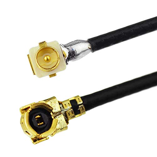 Superbat 2x 15cm U.FL Kabel IPX (IPEX/UFL) Buchse zu IPX (IPEX/UFL) Stecker RF Pigtail Kabel 1.13MM Low-Loss U.FL Verlängerungskabel von Superbat