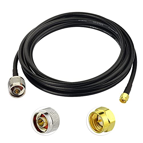 Superbat 3.5m N Stecker auf SMA Stecker mit wetterfesten Anschlüssen(RG58 Kabel für lte Router, GPS Receiver, outdoor Antenna Zellenantenne Superbat 3.5m N Stecker auf SMA Stecker mit wetterfesten Anschlüssen(RG58 Kabel für lte Router, GPS Receiver, outdoor Antenna Zellenantenne von Superbat