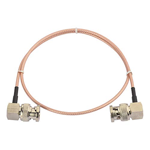 Superbat SDI Kabel 50cm 3G/HD BNC 75ohm RG179 Männlich zu Männlich Koaxial für Kamera/Konverter Videogeräte - Unterstützt 3G-SDI/HD-SDI/4K/8K (Beide Rechter Winkel, 1 Stück) von Superbat