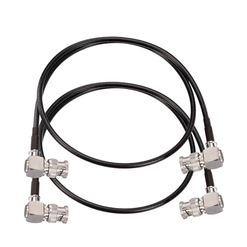 Superbat BNC Kabel 3G/6G/HD SDI Kabel 60cm 2Stk Belden 1855A Kabel 75ohm BNC Stecker auf Stecker (beide der Rechte Winkel) SDI Video Kabel für HD-SDI/3G-SDI/4K Kamera Broadcast CCTV Monitor von Superbat