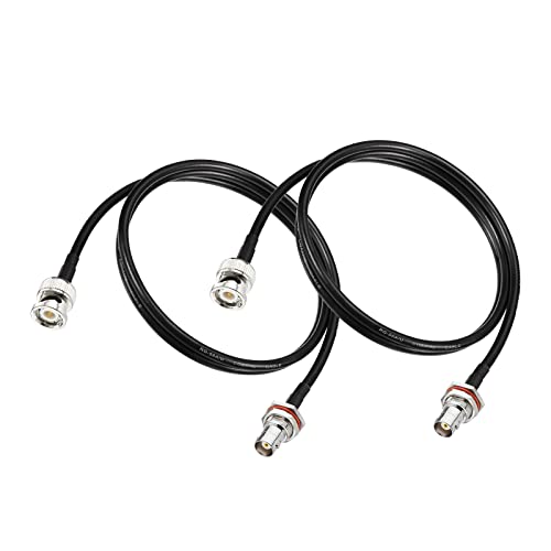 Superbat BNC Kabel 1m RG58 BNC Verlängerungskabel 2 Stück BNC Stecker auf BNC Buchse 50 Ohm CB Funk KoaxialKabel Low Loss für UHF/VHF Ham Radio/Wireless Mikrofon Antenne/CCTV/Amateur Radio Superbat BNC Kabel 1m RG58 BNC Verlängerungskabel 2 Stück BNC Stecker auf BNC Buchse 50 Ohm CB Funk KoaxialKabel Low Loss für UHF/VHF Ham Radio/Wireless Mikrofon Antenne/CCTV/Amateur Radio von Superbat