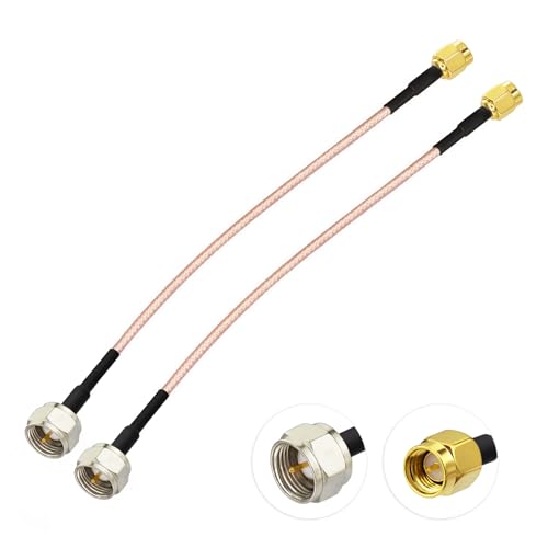 Superbat F-Stecker auf SMA-Stecker Adapter 50 Ohm RG316 Verlängerungskabel 15cm für HF-Anwendungen, SDR RTL-SDR, TV-Koaxialkabel usw. Superbat F-Stecker auf SMA-Stecker Adapter 50 Ohm RG316 Verlängerungskabel 15cm für HF-Anwendungen, SDR RTL-SDR, TV-Koaxialkabel usw. von Superbat