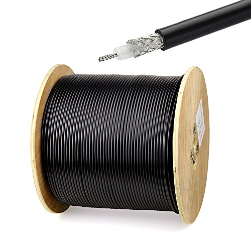 Superbat 30m RG58 Antenne Verlängerungskabel DIY Koaxialkabel, 50 Ohm RG-58 Wifi Antenne Kabel für DIY Radio Kabel Antenne Kabel Schwarz Superbat 30m RG58 Antenne Verlängerungskabel DIY Koaxialkabel, 50 Ohm RG-58 Wifi Antenne Kabel für DIY Radio Kabel Antenne Kabel Schwarz von Superbat