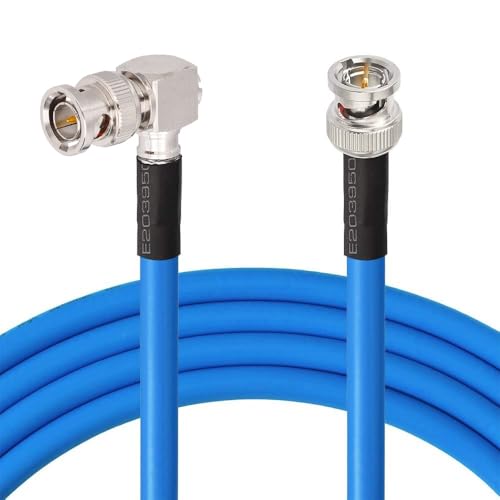 Superbat SDI Kabel 200cm Rechtwinkliger Stecker 3G/6G/12G SDI BNC Kabel (Belden 1694A,75ohm) für HD-Kamera CCTV Monitor SDI Videoausrüstung Unterstützt HD-SDI/3G-SDI/6G-SDI/12G-SDI/4K/8K(2 Stück) von Superbat