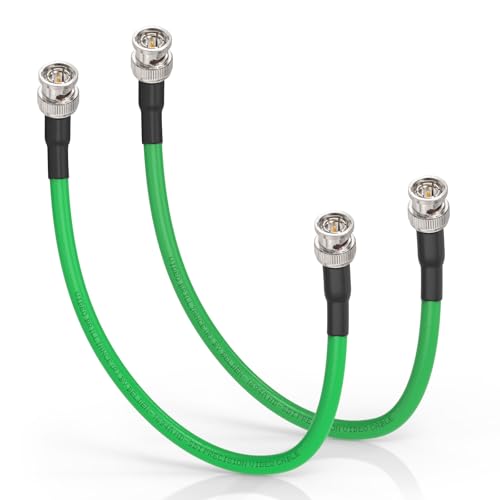Superbat SDI Kabel 30cm 3G/6G/12G Belden 1694A 75ohm BNC Kabel BNC Stecker auf Stecker SDI Video Kabel für HD Kamera CCTV Monitor SDI Videoausrüstung Unterstützt HD-SDI/4K/8K-Grün 2Stk Superbat SDI Kabel 30cm 3G/6G/12G Belden 1694A 75ohm BNC Kabel BNC Stecker auf Stecker SDI Video Kabel für HD Kamera CCTV Monitor SDI Videoausrüstung Unterstützt HD-SDI/4K/8K-Grün 2Stk von Superbat