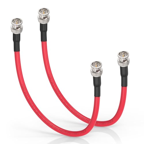 Superbat SDI Kabel 30cm 3G/6G/12G Belden 1694A 75ohm BNC Kabel BNC Stecker auf Stecker SDI Video Kabel für HD Kamera CCTV Monitor SDI Videoausrüstung Unterstützt HD-SDI/4K/8K-Rot 2stk Superbat SDI Kabel 30cm 3G/6G/12G Belden 1694A 75ohm BNC Kabel BNC Stecker auf Stecker SDI Video Kabel für HD Kamera CCTV Monitor SDI Videoausrüstung Unterstützt HD-SDI/4K/8K-Rot 2stk von Superbat