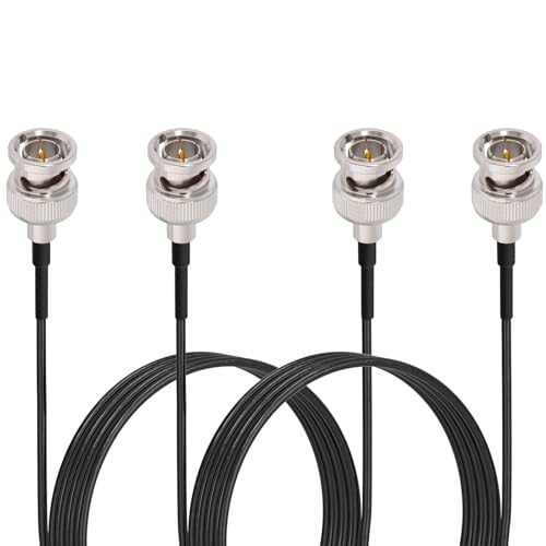 Superbat SDI Kabel 3G/HD BNC RG179 Kabel 30cm (Schwarz) SDI Video Kabel 75ohm Stecker auf Stecker Koaxialkabel 2 Stk für Kamera Monitor SDI Konverter Videoausrüstung 3G-SDI/HD-SDI/4K/8K von Superbat