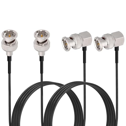 Superbat SDI Kabel 3G/HD BNC RG179 Kabel 30cm (Schwarz) SDI Video Kabel 75ohm Stecker auf Stecker Rechte Winkel Koaxialkabel 2 Stk für Kamera Monitor SDI Konverter Videoausrüstung 3G-SDI/HD-SDI/4K/8K von Superbat