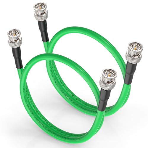Superbat SDI Kabel 60cm 3G/6G/12G Belden 1694A 75ohm BNC Kabel BNC Stecker auf Stecker SDI Video Kabel für HD Kamera CCTV Monitor SDI Videoausrüstung Unterstützt HD-SDI/4K/8K-Grün 2Stk Superbat SDI Kabel 60cm 3G/6G/12G Belden 1694A 75ohm BNC Kabel BNC Stecker auf Stecker SDI Video Kabel für HD Kamera CCTV Monitor SDI Videoausrüstung Unterstützt HD-SDI/4K/8K-Grün 2Stk von Superbat