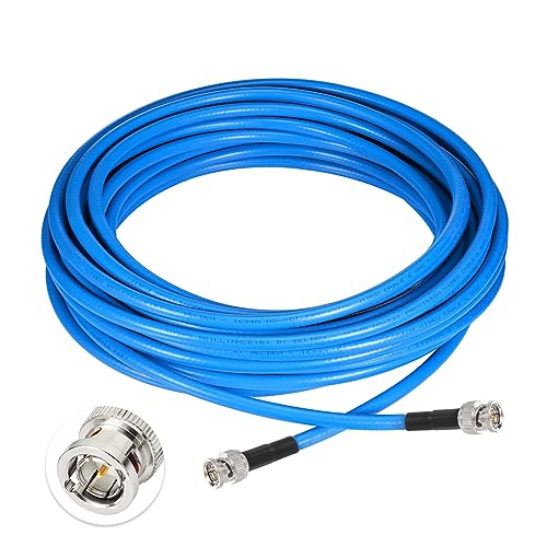 Superbat® SDI Kabel 12m/40ft 3G 6G 12G HD SDI BNC Kabel 75 Ohm (Belden 1694A) SDI Video Kabel Unterstützt HD SDI/3G/6G/12G/4K/8K/1080P Präzisions Videokabel 1 Stück von Superbat