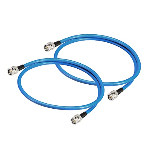 Superbat SDI Kabel BNC Kabel 3G/6G/12G HD-SDI Kabel (Belden 1694A,60cm) Unterstützt HD-SDI/4K/8K Kamera SDI Video Kabel Präzision Video Kabel (2Pcs) von Superbat