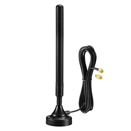 Superbat Wasserdichte 5dBi 4G LTE magnetische externe Antenne RP SMA 915MHz LoRa Gateway Antenne für Finestra Bobcat 300 HNT Miner Hotspot Router Modem usw. von Superbat