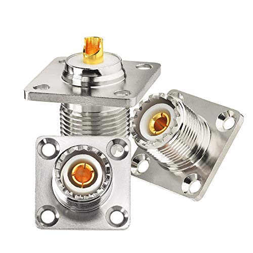 Wlaniot SO-239 Chassismontagestecker SO239 Lötstecker UHF Buchse 4 Löcher Panel Chassismontagestecker Flansch Lötkelchstecker SO239 Bulkhead Stecker 3pcs Wlaniot SO-239 Chassismontagestecker SO239 Lötstecker UHF Buchse 4 Löcher Panel Chassismontagestecker Flansch Lötkelchstecker SO239 Bulkhead Stecker 3pcs von Superbat