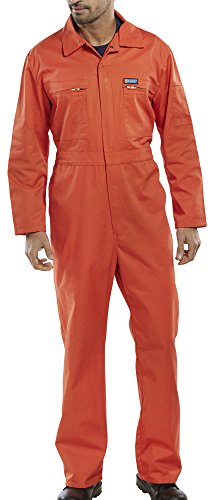 Beeswift pcbshwor46-Baumwoll-Mischgewebe Workwear Super PC B/Anzug orange 46 von Superclickworkwear
