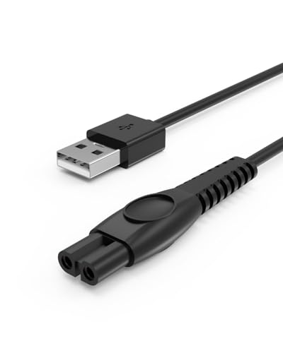 5V USB Ladekabel Passend für Philips QP2824, QP2734, QP2724, QP2834, QP1924, X3001, S3145, BG3027, QP4631, MG5910, MG7910, MG9510, S7887, MG5920, QP6652, für Philips Oneblade 360 Rasierer Kabel von Superer