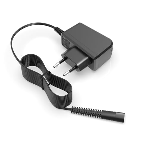12V Ladegerät Passend für Braun-Rasierer-Ladekabel (Series 9 5 3 7 6 8 1 Pro S3 S5 S9 Typ 5544 5542 Beard Trimmer All in One Wet und Dry Barttrimmer Silk-épil 5 7 9 Body Kabel Netzeil) von Superer