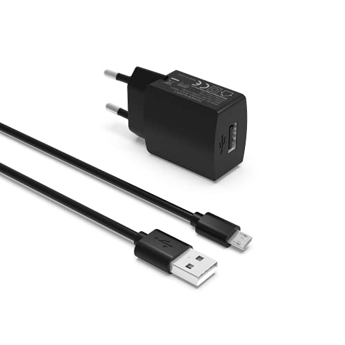 Superer AC Ladegerät für Paperwhite E-Reader Kindle Tablet Micro-USB Netzteil Netzstecker Ladekabel Charger Adapter 5V2A 10W 1.5M von Superer