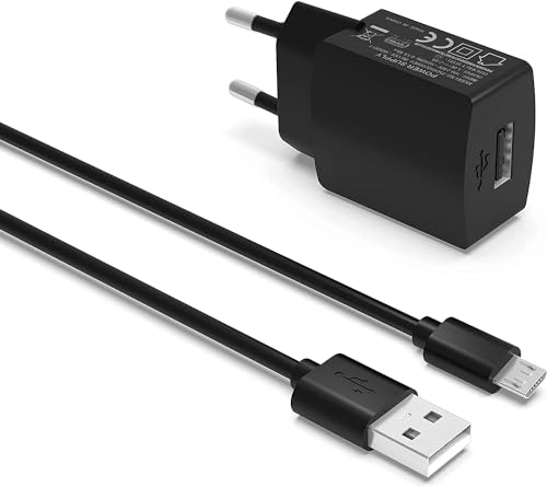 Superer Micro-USB AC-Ladegerät ladekabel Passend für Sony Xperia Z1 Z2 Z3 Z5 Netzteil-Adapterkabel 5V 2A 10W von Superer