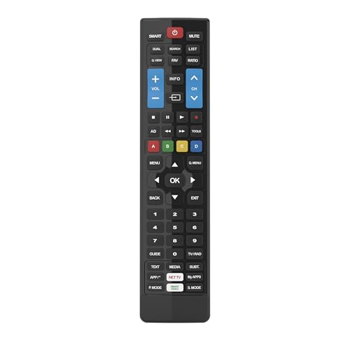 Universalfernbedienung für LG/Samsung Smart - Superior Electronics SUPTRB002 - einsatzbereit, Black von Superior Electronics