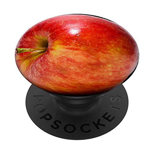 Apfel Obst PopSockets PopGrip: Ausziehbarer Sockel und Griff für Handys/Tablets mit Tauschbarem Top von Superkatillz