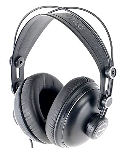 Superlux hd662b Headset – Kopfhörer (ohrumschließend, 10 – 30000 Hz, Neodym, verkabelt, Schwarz) von Superlux