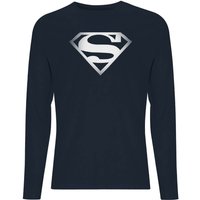 DC Originals Superman Spot Logo Men's Long Sleeve T-Shirt - Navy - S von Superman