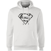 Marble Superman Logo Hoodie - White - XXL von Original Hero